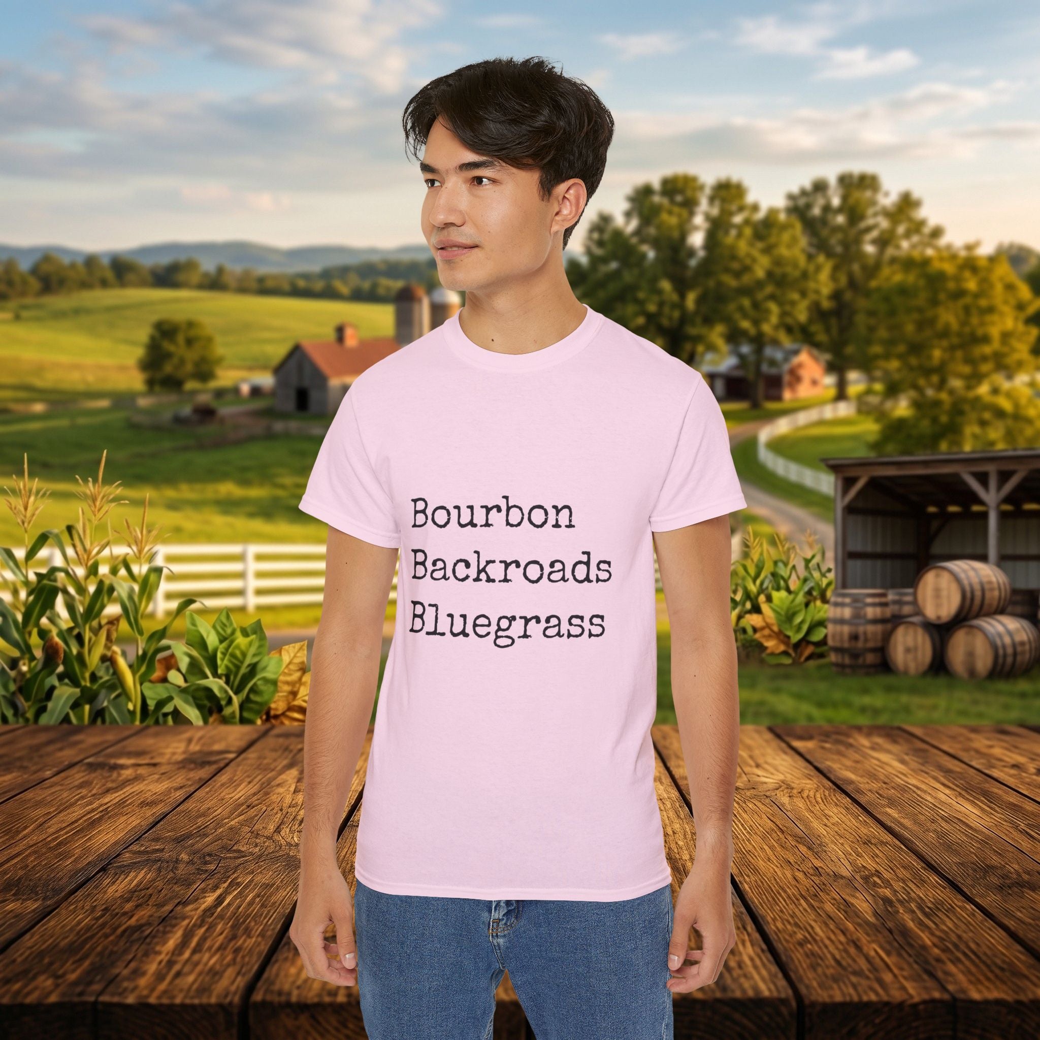 Bourbon Backroads Bluegrass Kentucky T-Shirt | Southern Comfort Graphic Tee