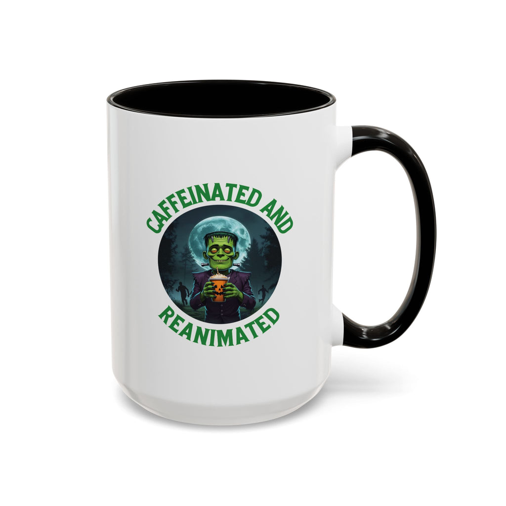 Caffeinated and Reanimated Frankenstein Coffee Mug