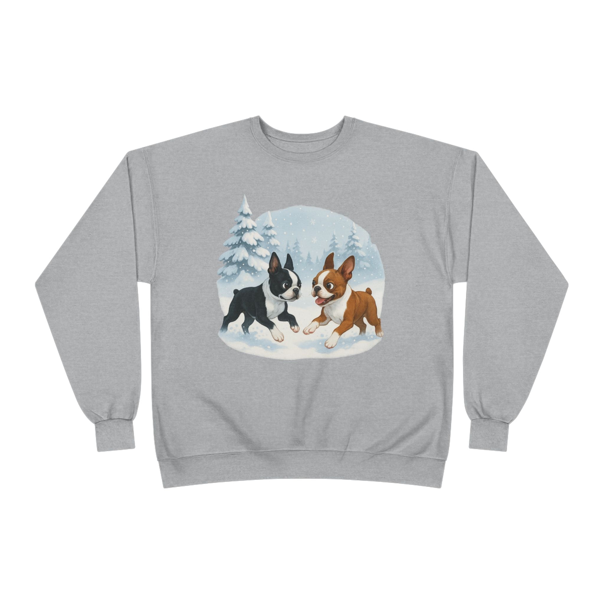 Boston Terriers Winter Wonderland Sweatshirt