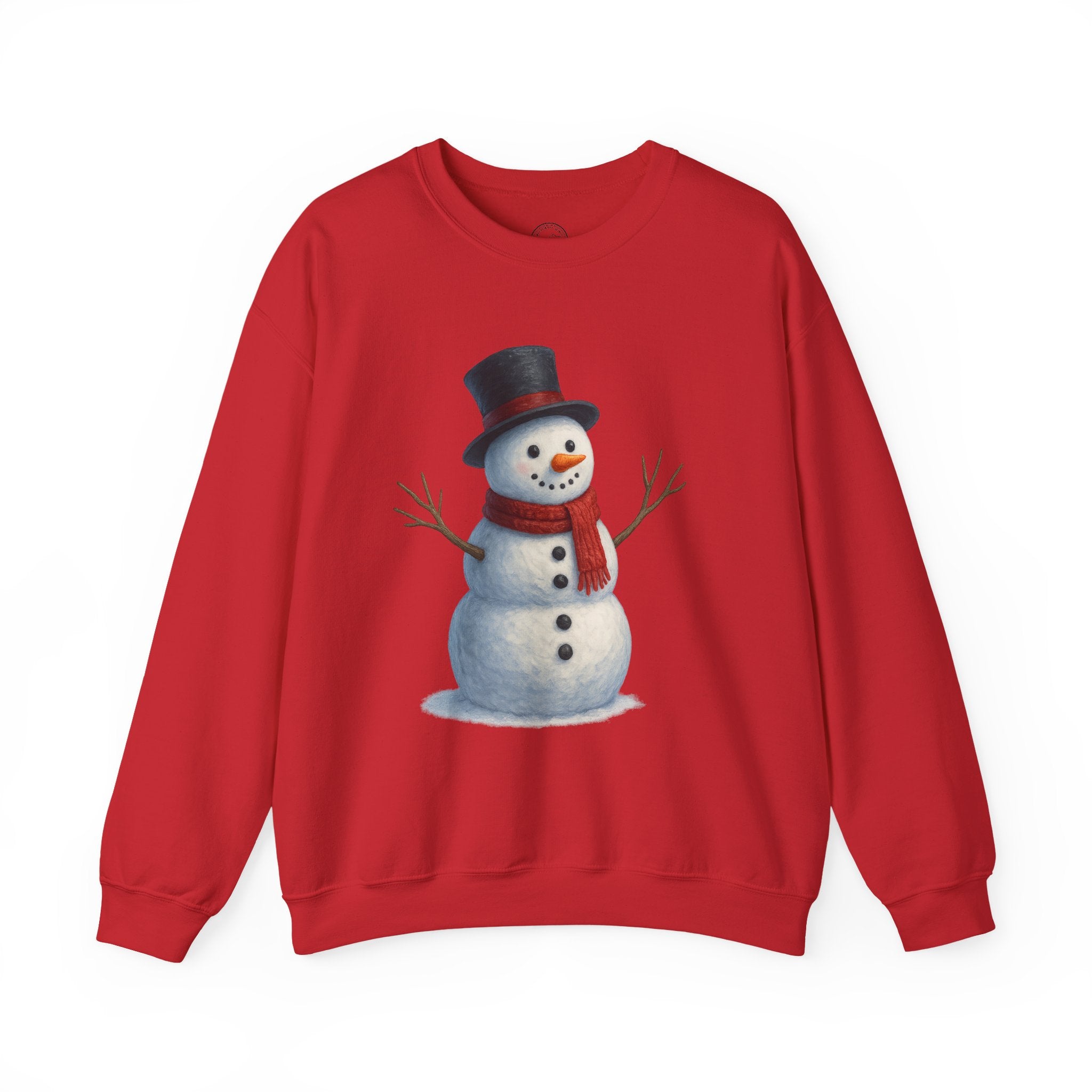 Classic Snowman Christmas Sweatshirt – Cozy Winter Holiday Pullover