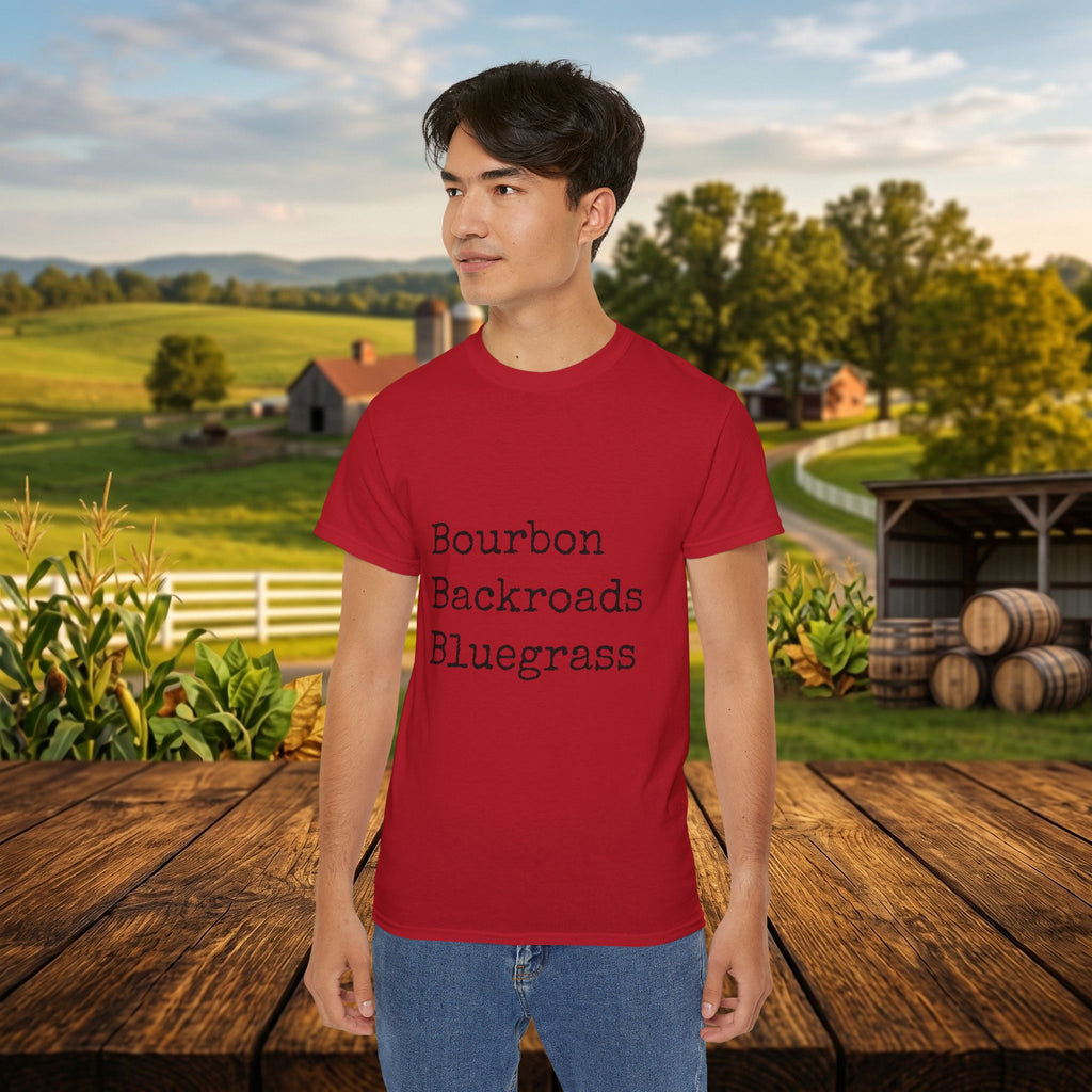 Bourbon Backroads Bluegrass Kentucky T-Shirt | Southern Comfort Graphic Tee
