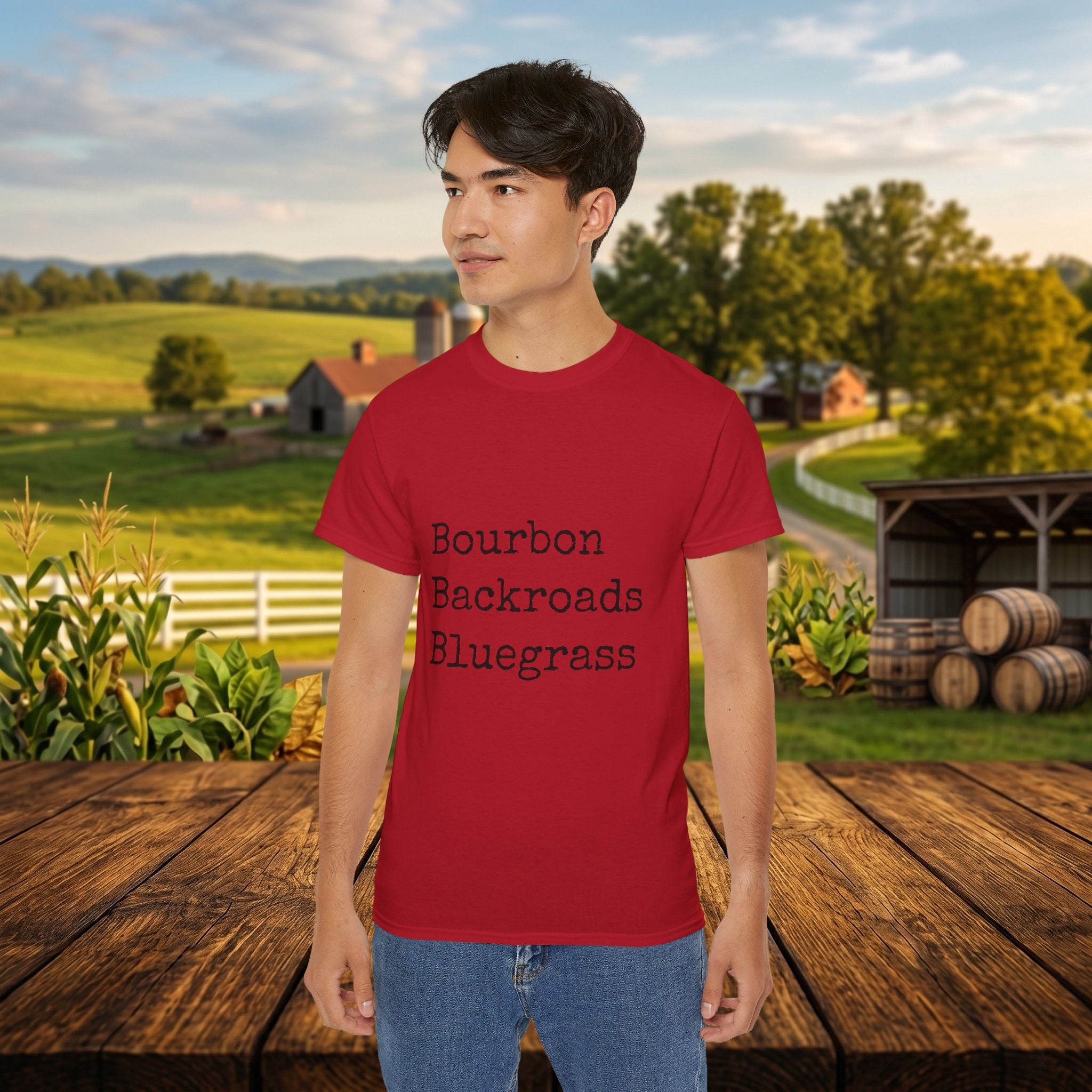 Bourbon Backroads Bluegrass Kentucky T-Shirt | Southern Comfort Graphic Tee