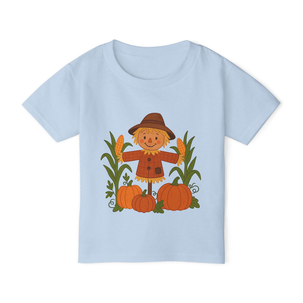 Cute Scarecrow & Pumpkins Fall Toddler T-Shirt