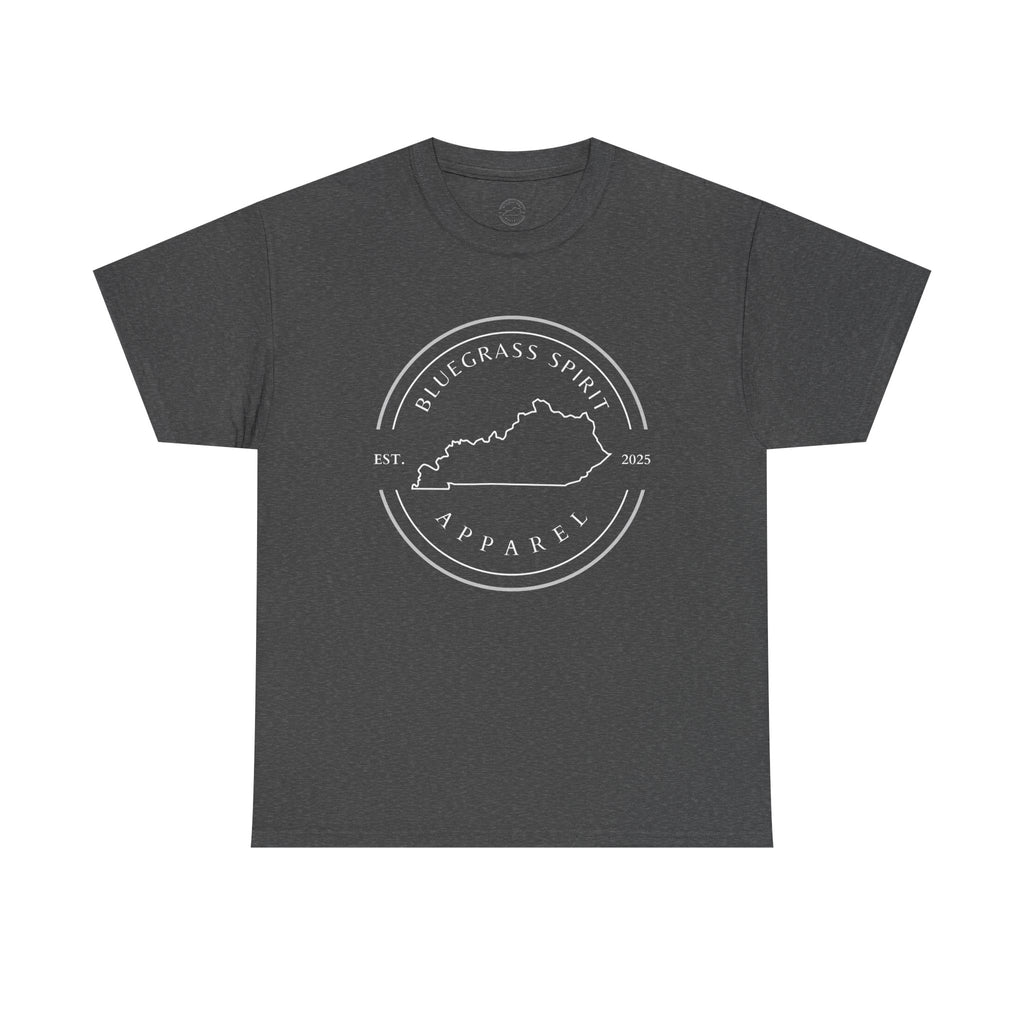 Bluegrass Spirit Logo Promo T-Shirt | Front Logo + QR Code Back (Dark)
