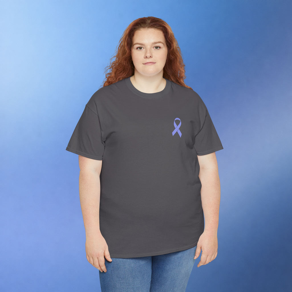 Esophageal Cancer Awareness T-Shirt | This Is What Strength Looks Like Butterfly Ribbon Tee