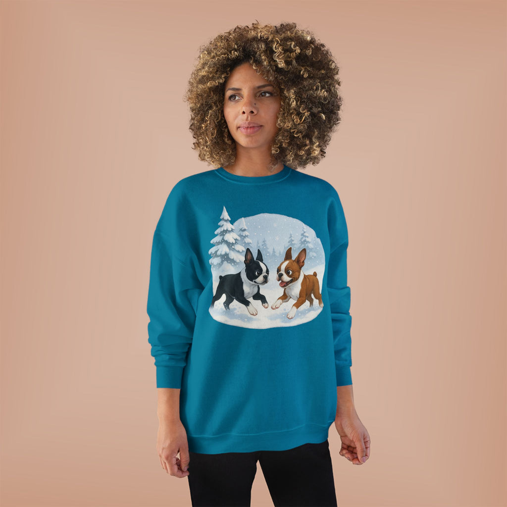 Boston Terriers Winter Wonderland Sweatshirt