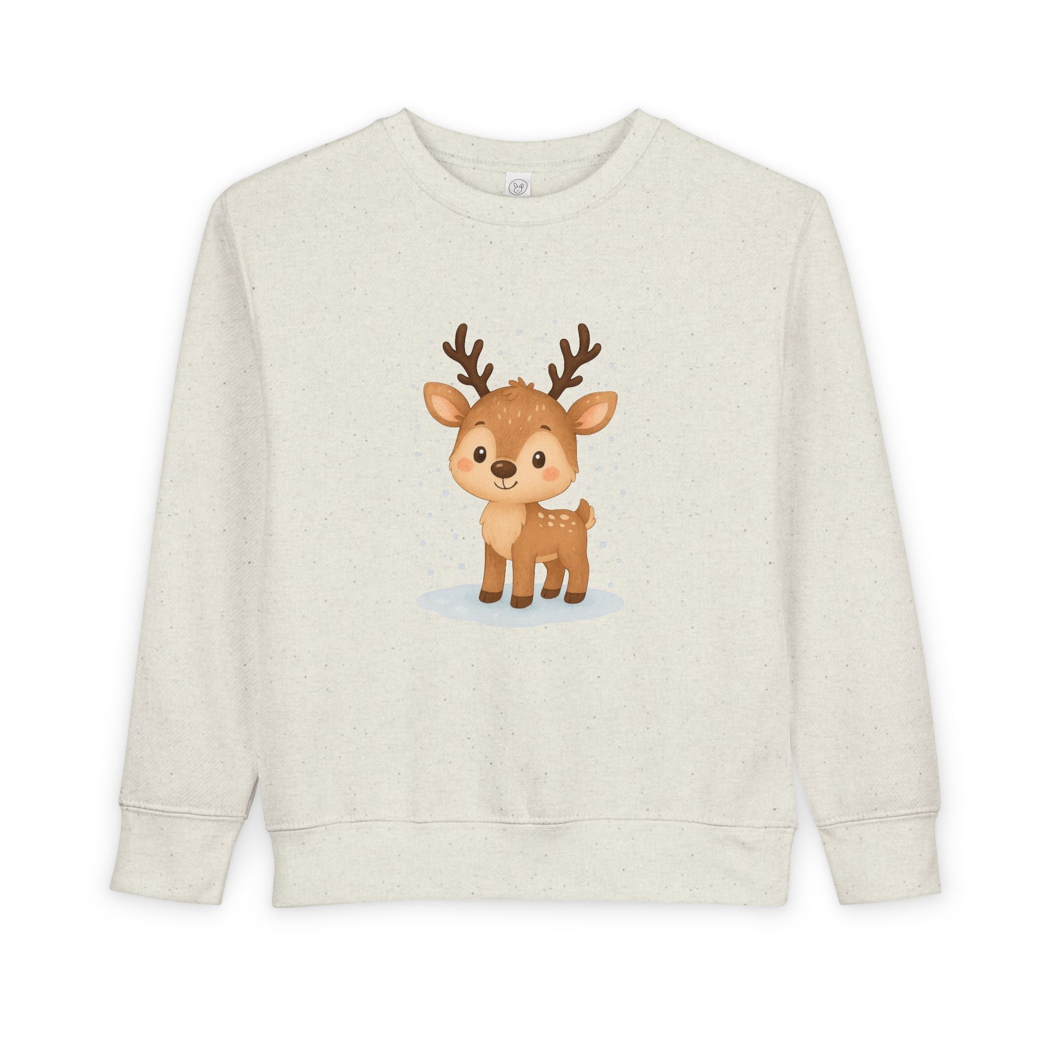 Cute Reindeer Toddler Christmas Sweatshirt – Cozy Holiday Pullover for Kids