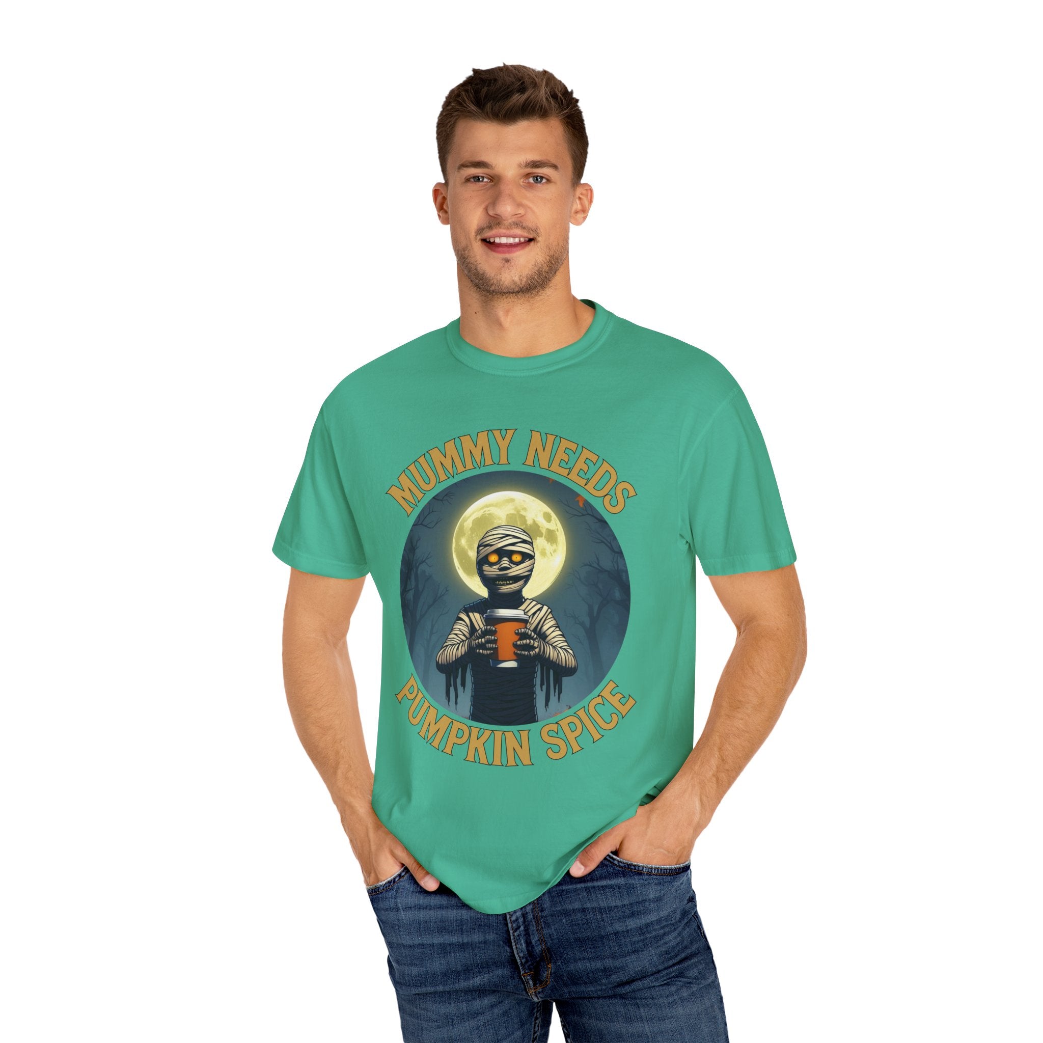Mummy Needs Pumpkin Spice Halloween T-Shirt