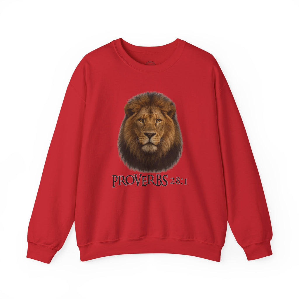 Bold as a Lion – Proverbs 28:1 Christian Sweatshirt