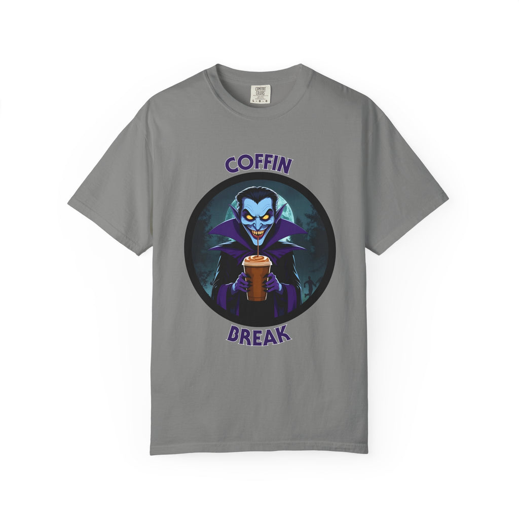Coffin Break T-shirt (Even vampires need caffeine)