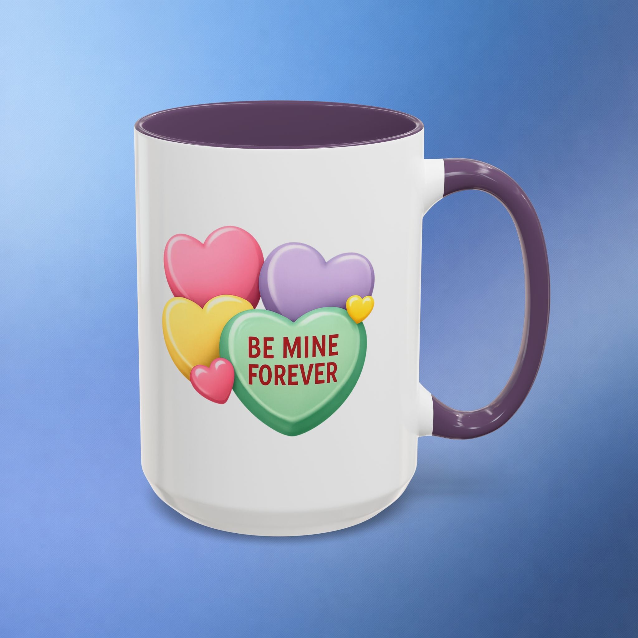 Be Mine Forever Valentine’s Day Mug – Cute Candy Heart Coffee Cup | Romantic Gift for Him or Her