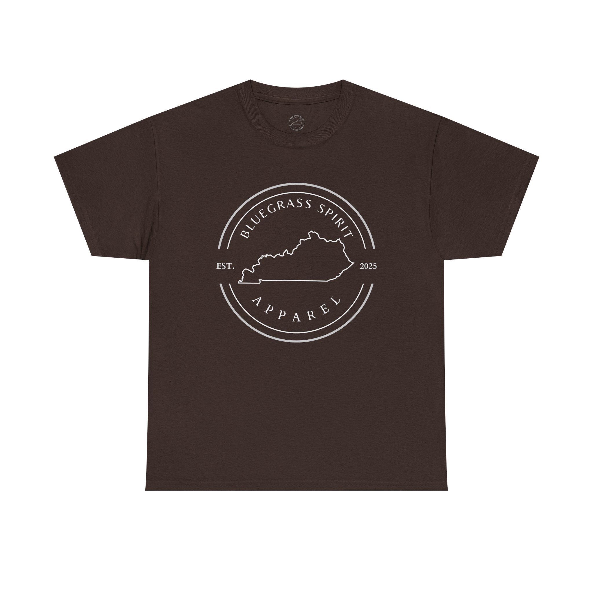Bluegrass Spirit Logo Promo T-Shirt | Front Logo + QR Code Back (Dark)