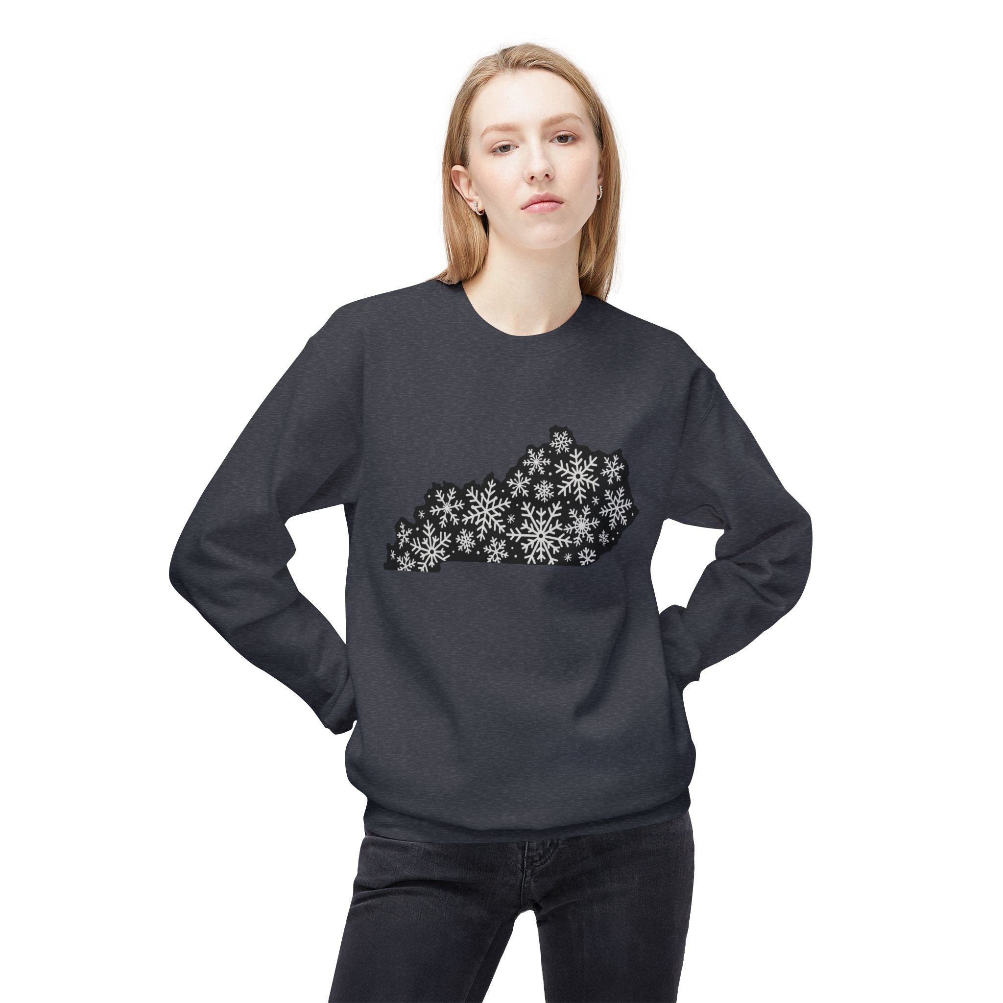Snowflakes Over Kentucky Winter Sweatshirt