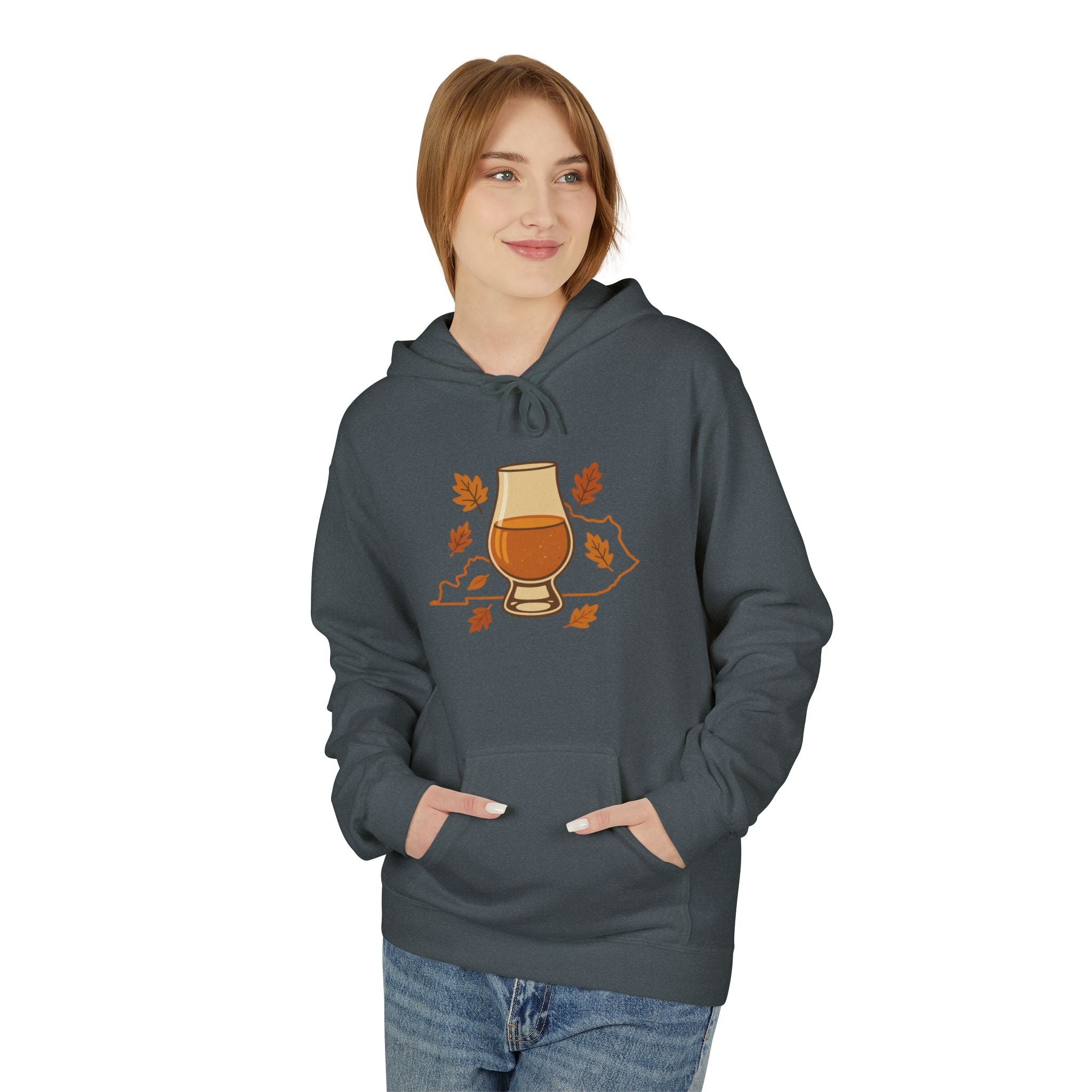 Kentucky Bourbon & Autumn Leaves Sweatshirt