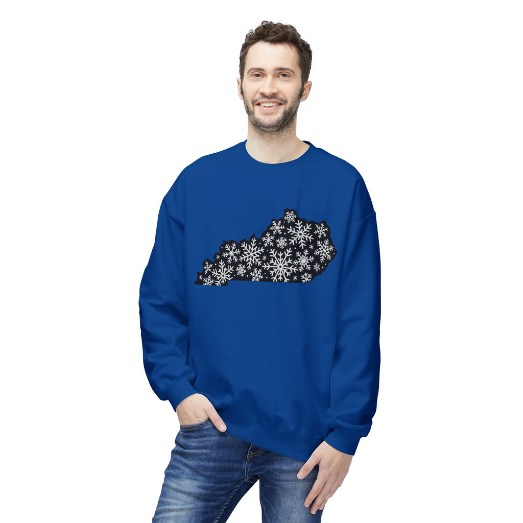Snowflakes Over Kentucky Winter Sweatshirt