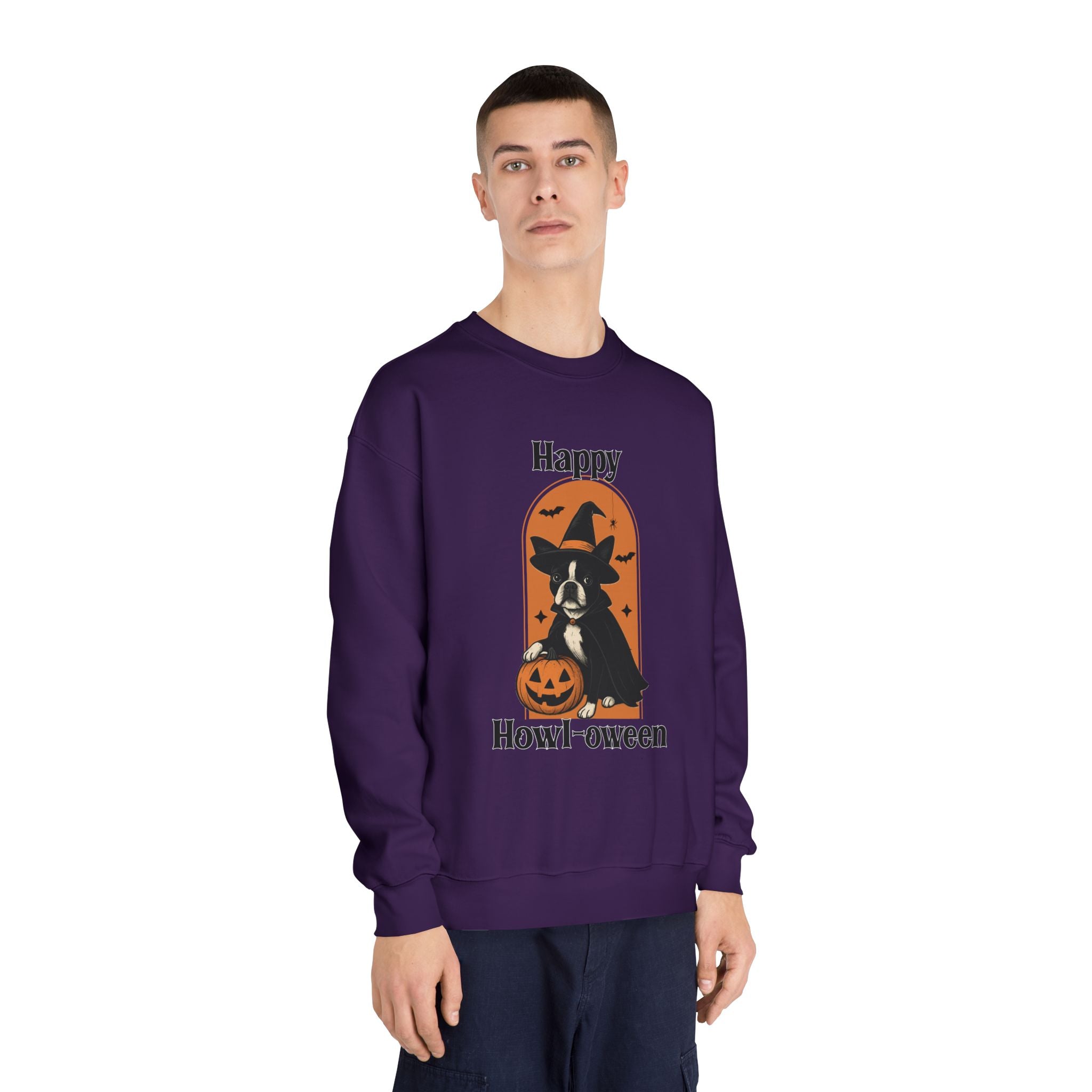 Happy Howl-Oween (Halloween Sweatshirt For Dog Lovers)