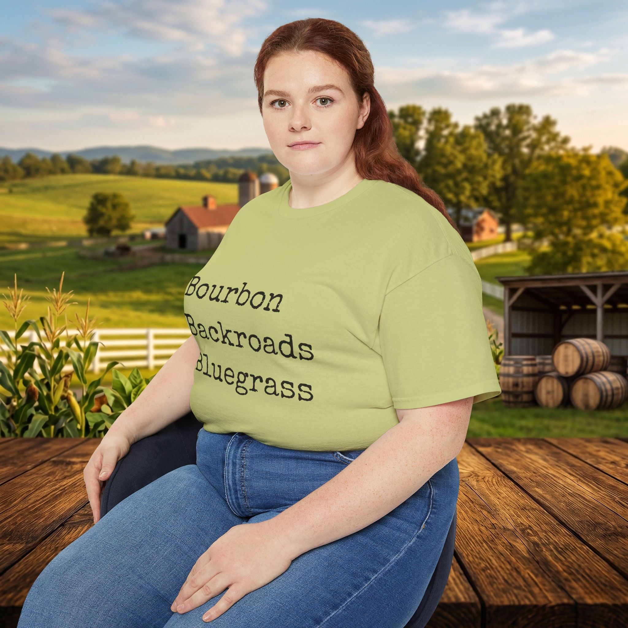 Bourbon Backroads Bluegrass Kentucky T-Shirt | Southern Comfort Graphic Tee