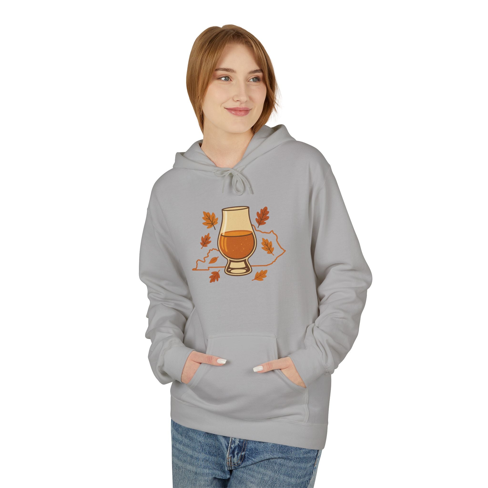 Kentucky Bourbon & Autumn Leaves Sweatshirt