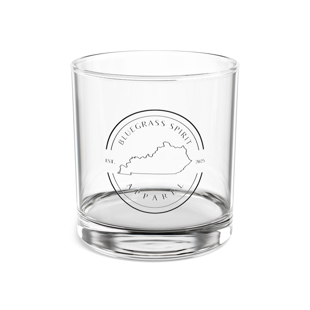 Bluegrass Spirit Apparel Logo Rocks Glass – Kentucky Pride Bourbon Glass