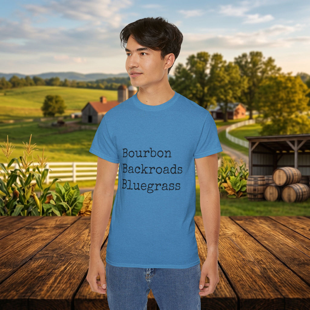 Bourbon Backroads Bluegrass Kentucky T-Shirt | Southern Comfort Graphic Tee