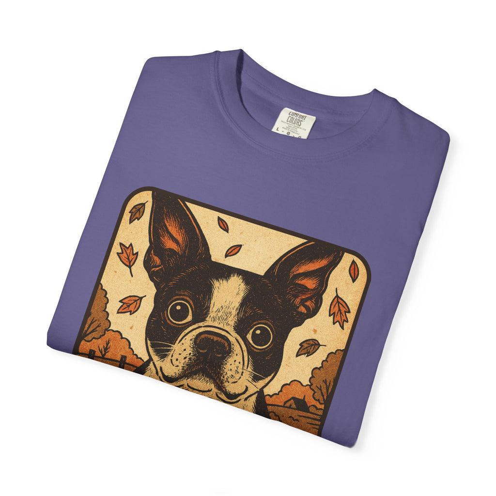Boston Terrier Pumpkin Pals – Vintage Halloween Tee