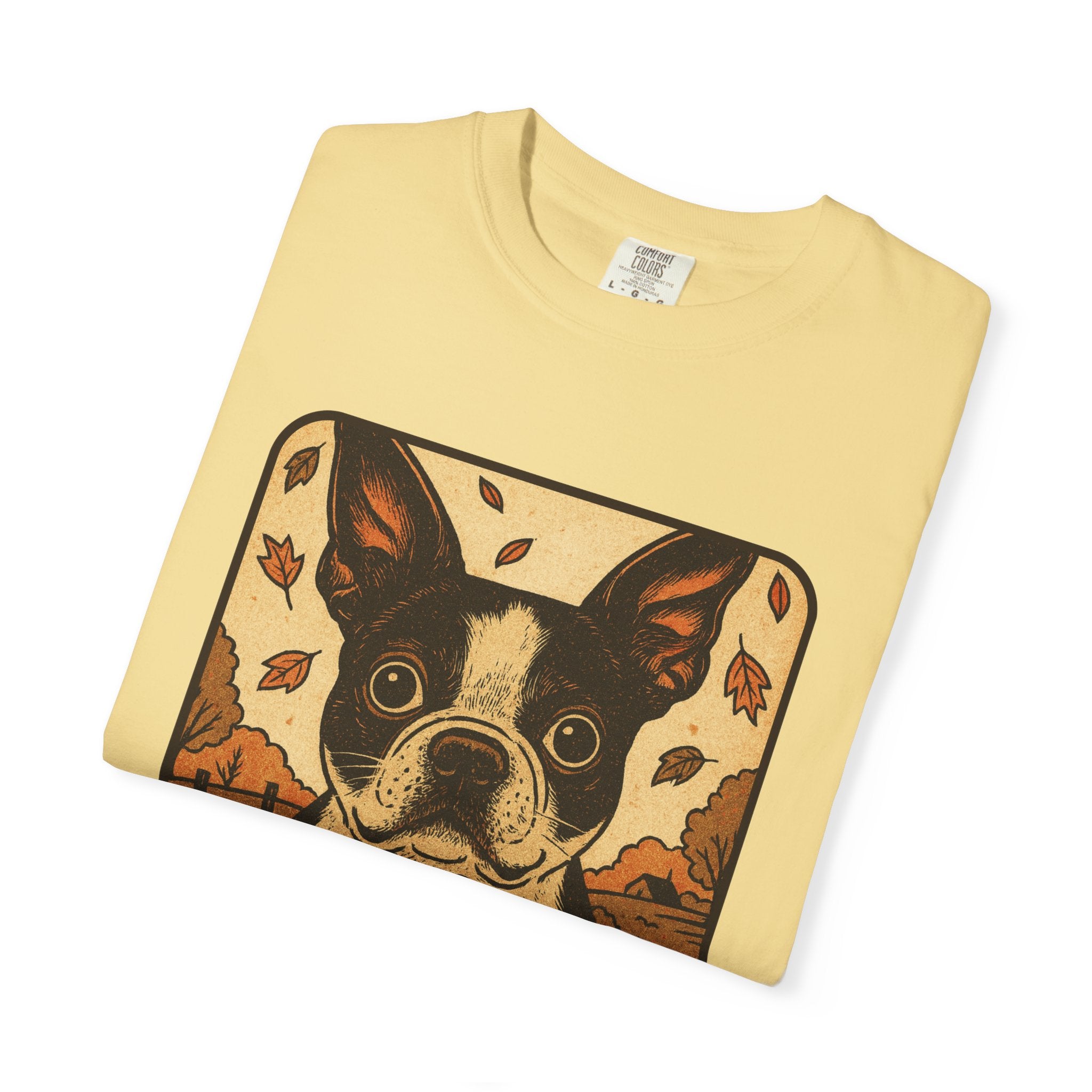 Boston Terrier Pumpkin Pals – Vintage Halloween Tee