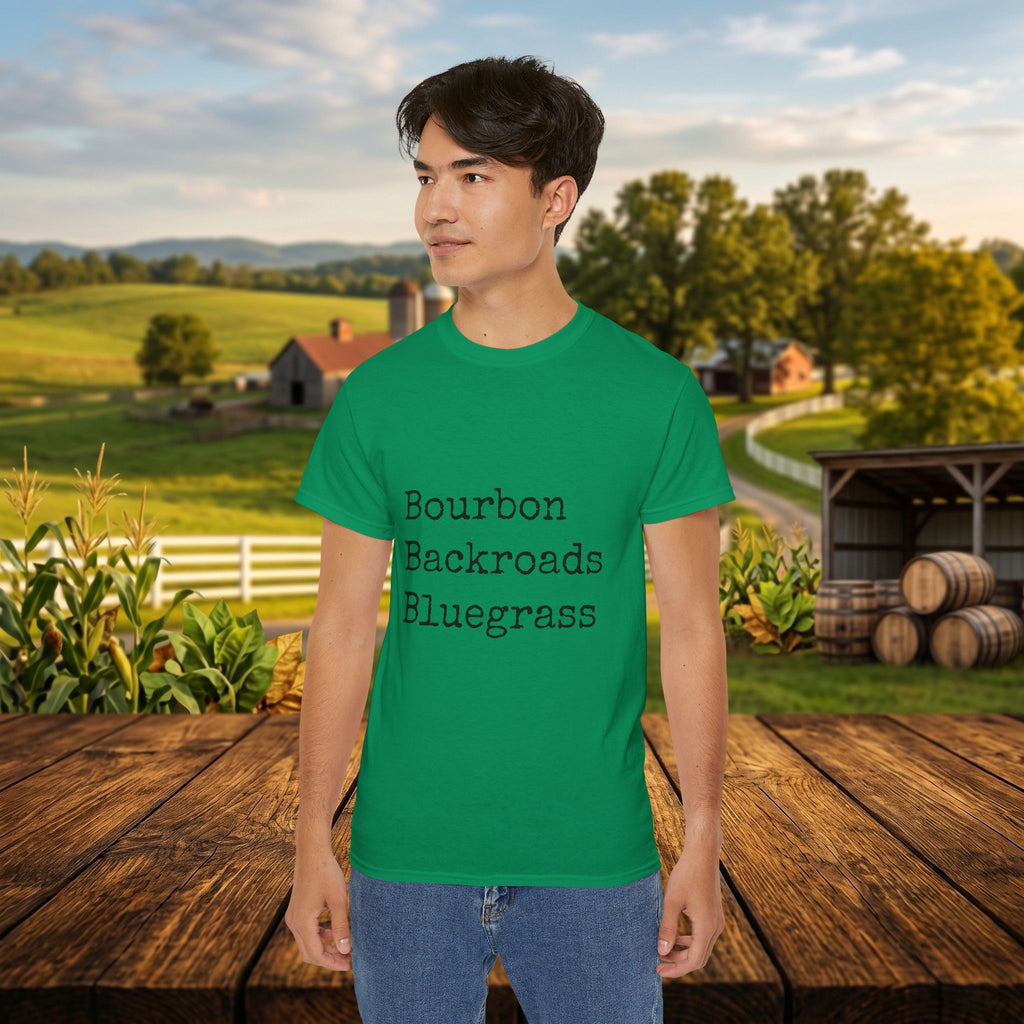 Bourbon Backroads Bluegrass Kentucky T-Shirt | Southern Comfort Graphic Tee