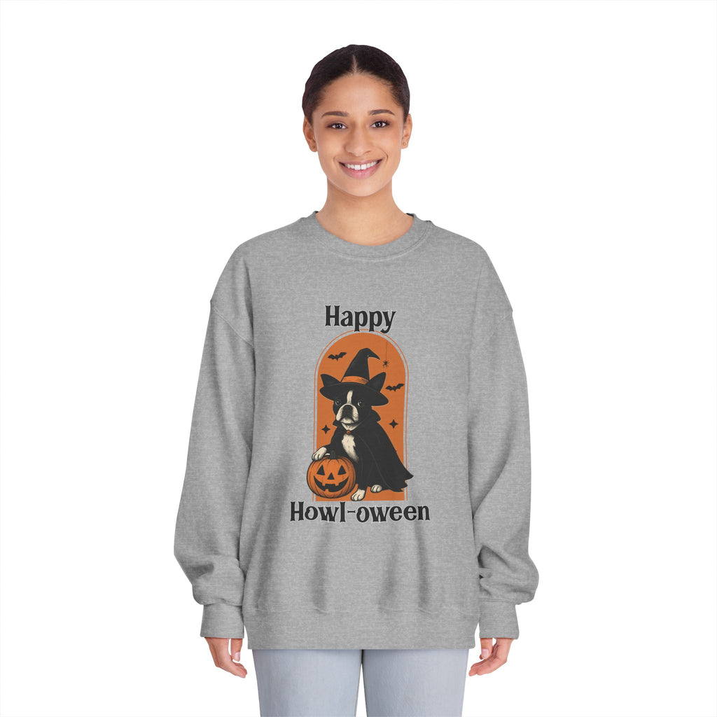 Happy Howl-Oween (Halloween Sweatshirt For Dog Lovers)