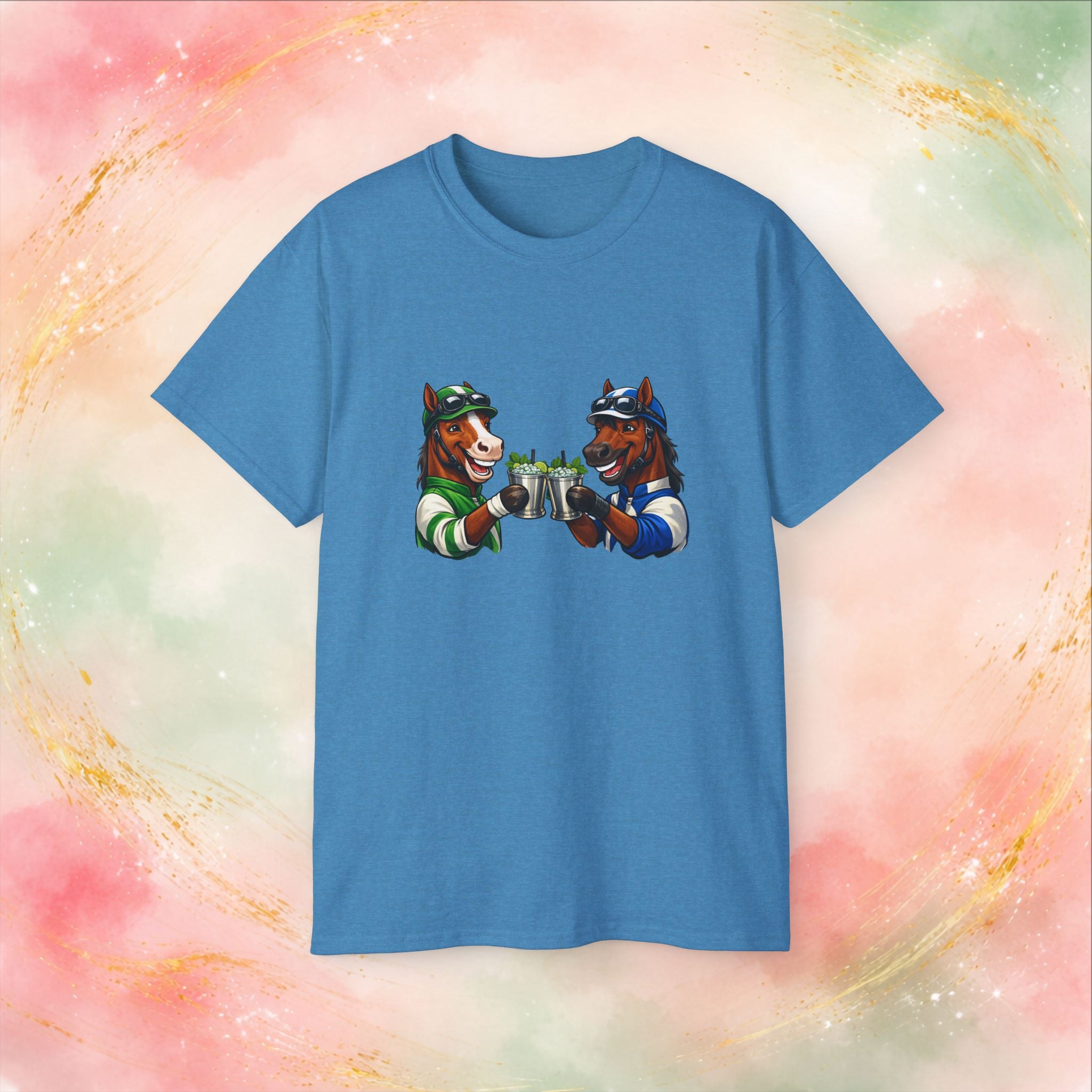 Derby Day Cheers: Funny Jockey Horses & Mint Juleps T-Shirt