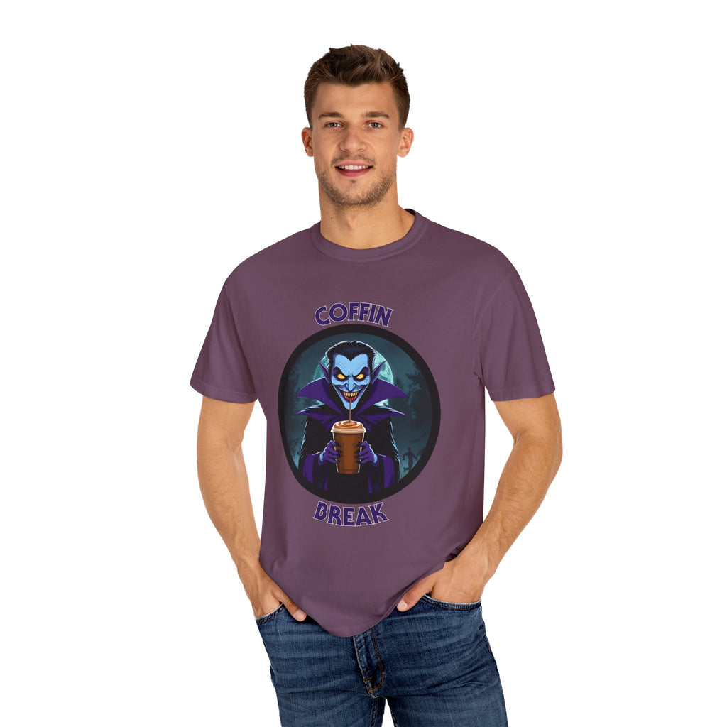 Coffin Break T-shirt (Even vampires need caffeine)