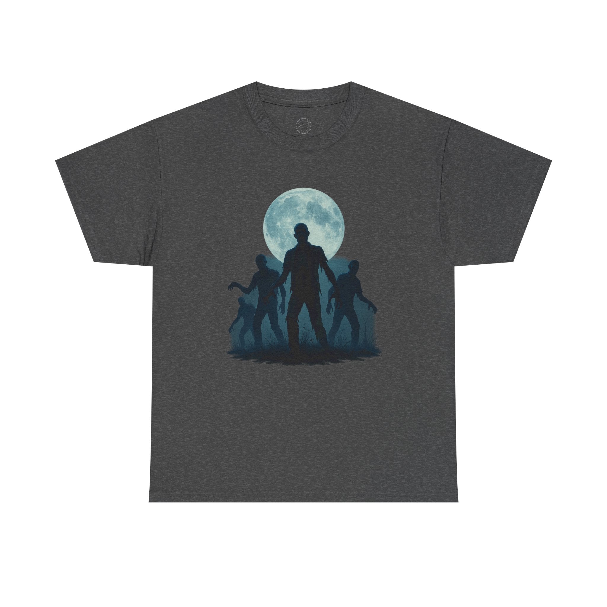Zombie Rising Under the Full Moon | Halloween Horror T-Shirt