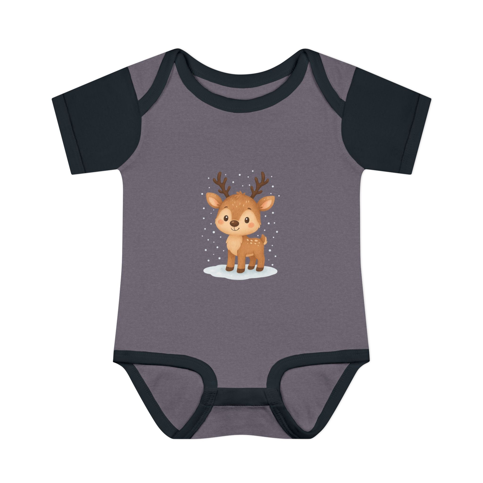 Cute Baby Reindeer Christmas Bodysuit – Holiday Infant One-Piece
