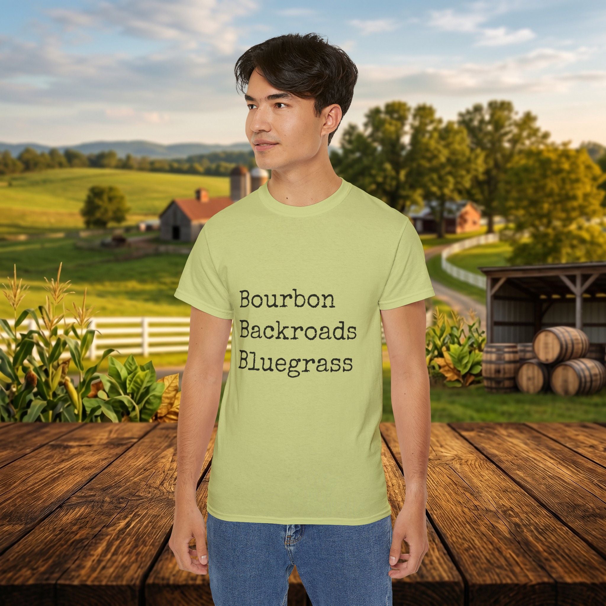 Bourbon Backroads Bluegrass Kentucky T-Shirt | Southern Comfort Graphic Tee