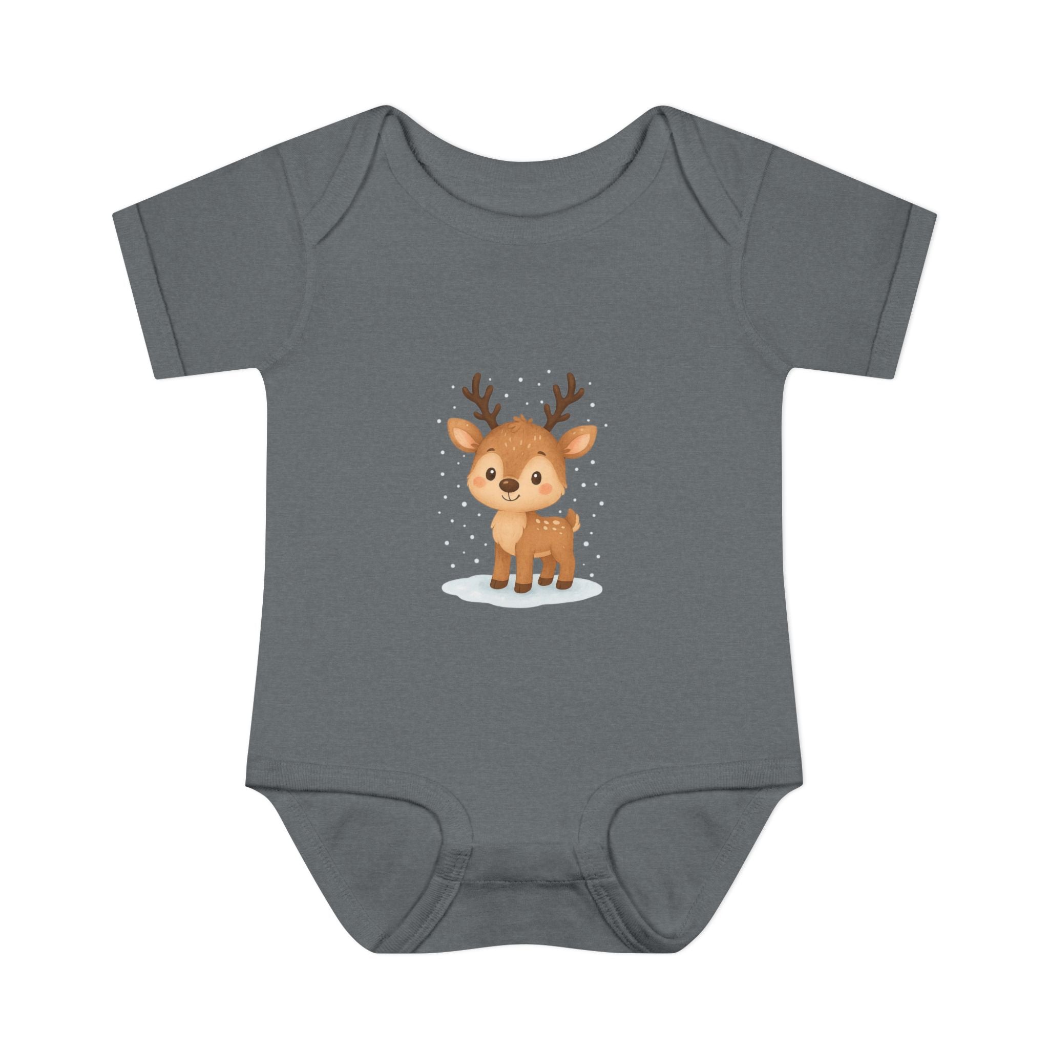 Cute Baby Reindeer Christmas Bodysuit – Holiday Infant One-Piece