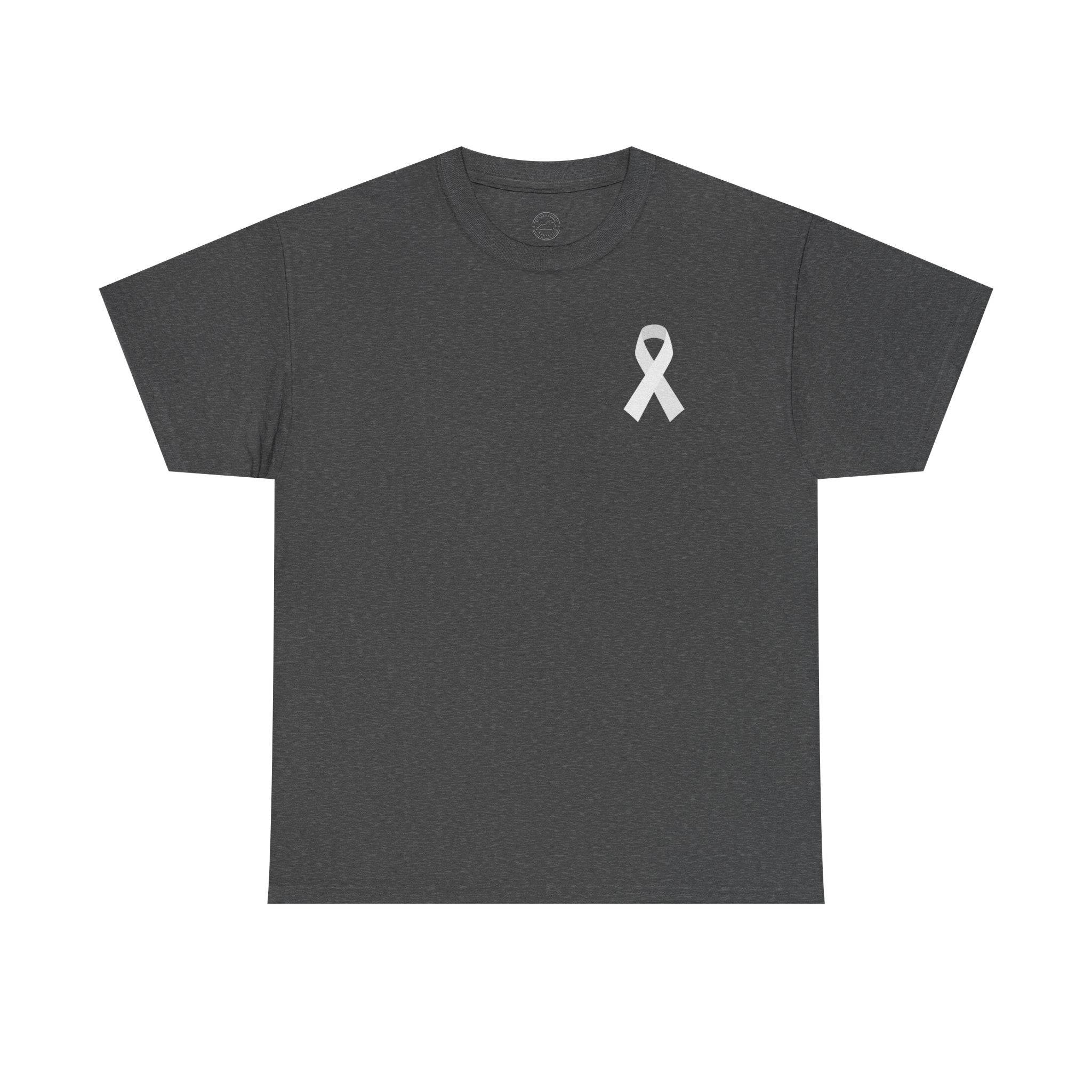 Breathe Hope – White Flower Lung Cancer Awareness T-Shirt