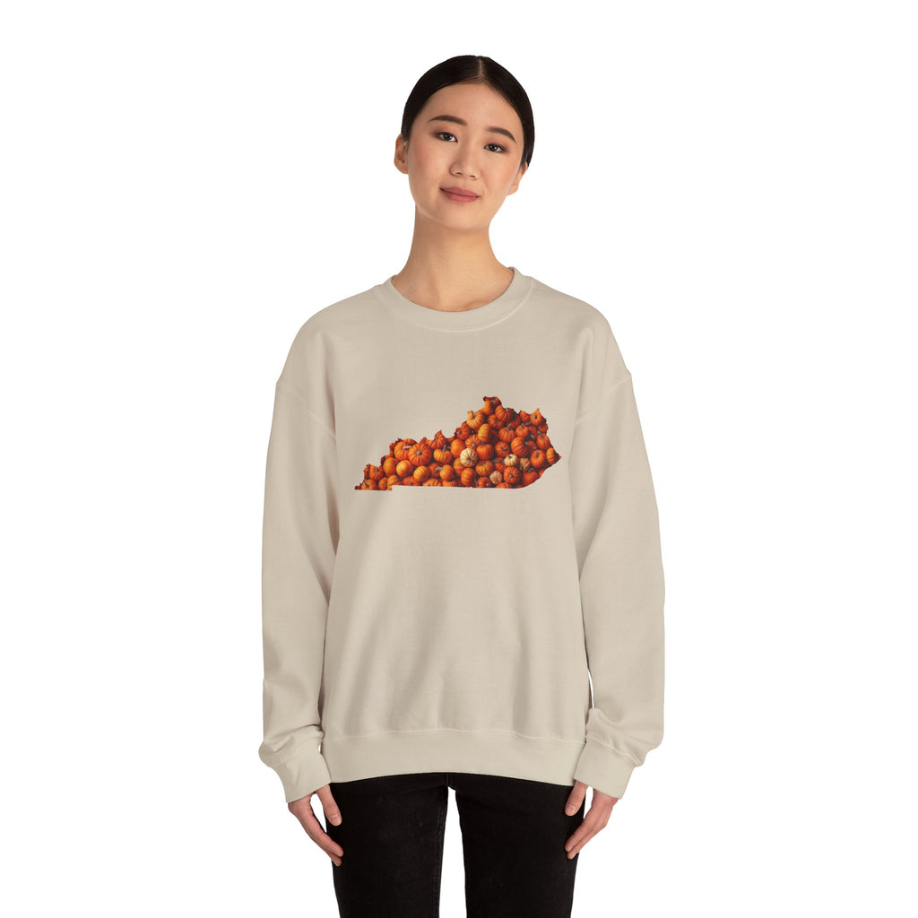 Kentucky Pumpkin Patch Fall Sweatshirt – Cozy Autumn State Pride Pullover