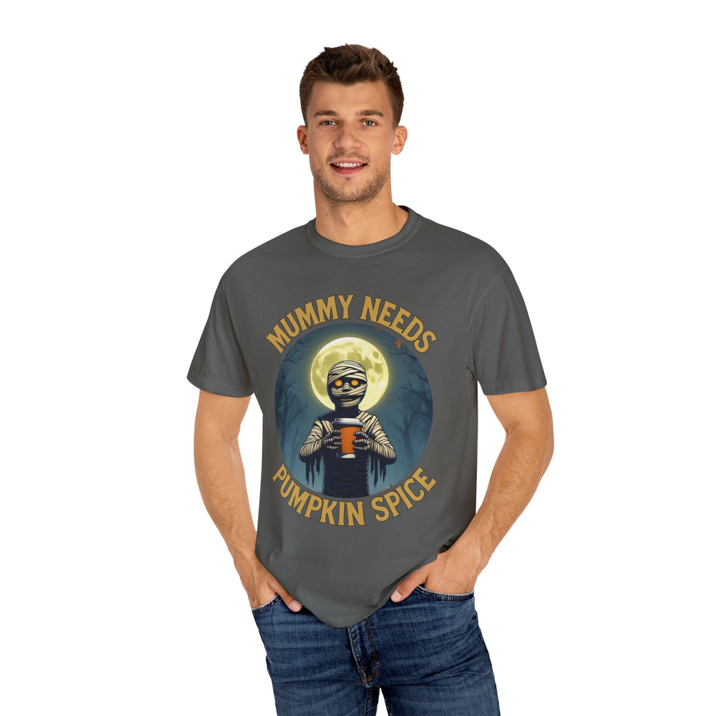 Mummy Needs Pumpkin Spice Halloween T-Shirt