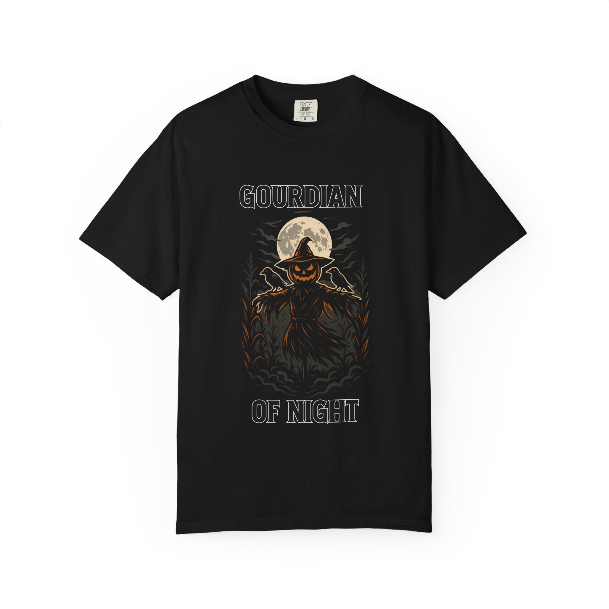 Gourdian Of Night (Spooky Graphic Unisex T-Shirt for Halloween)