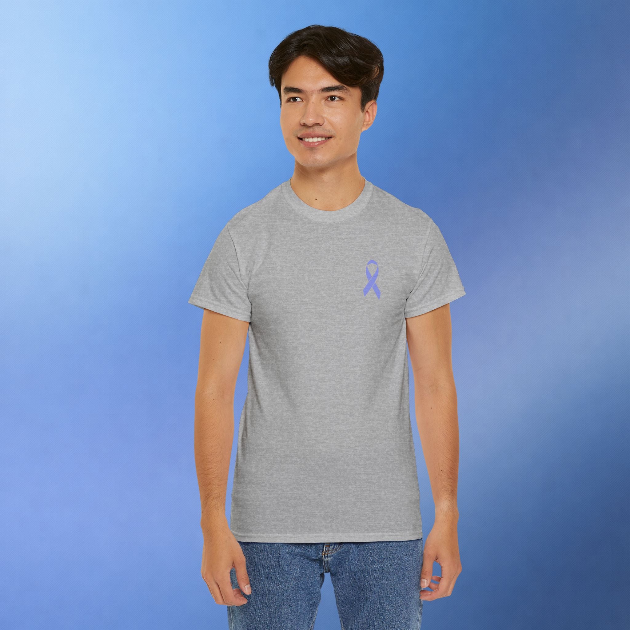 Esophageal Cancer Awareness T-Shirt | This Is What Strength Looks Like Butterfly Ribbon Tee