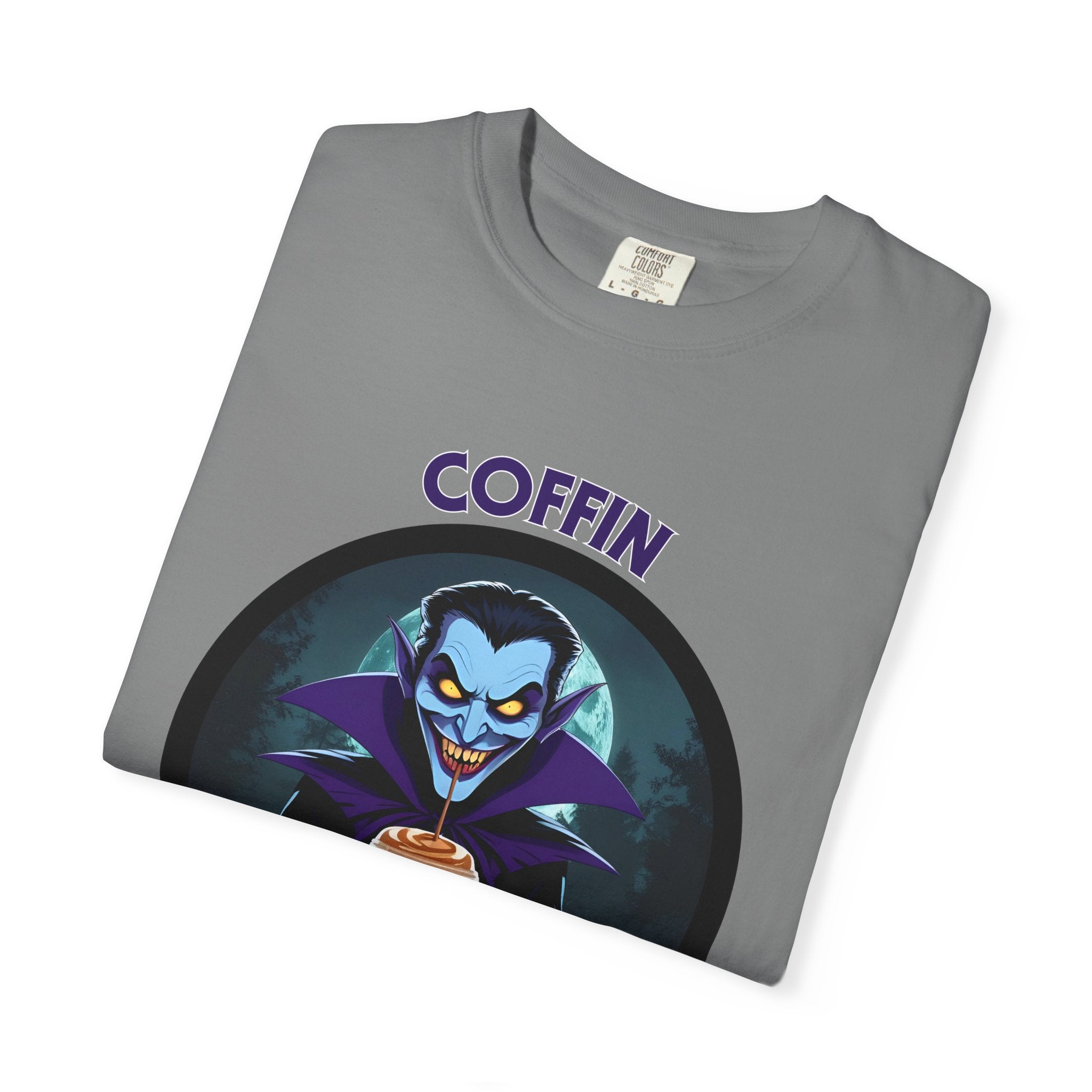 Coffin Break T-shirt (Even vampires need caffeine)