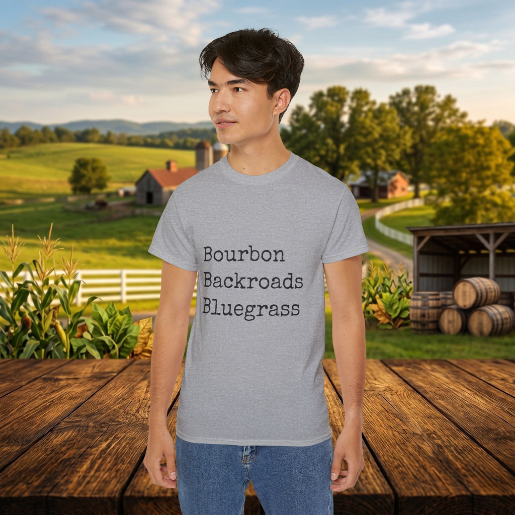 Bourbon Backroads Bluegrass Kentucky T-Shirt | Southern Comfort Graphic Tee