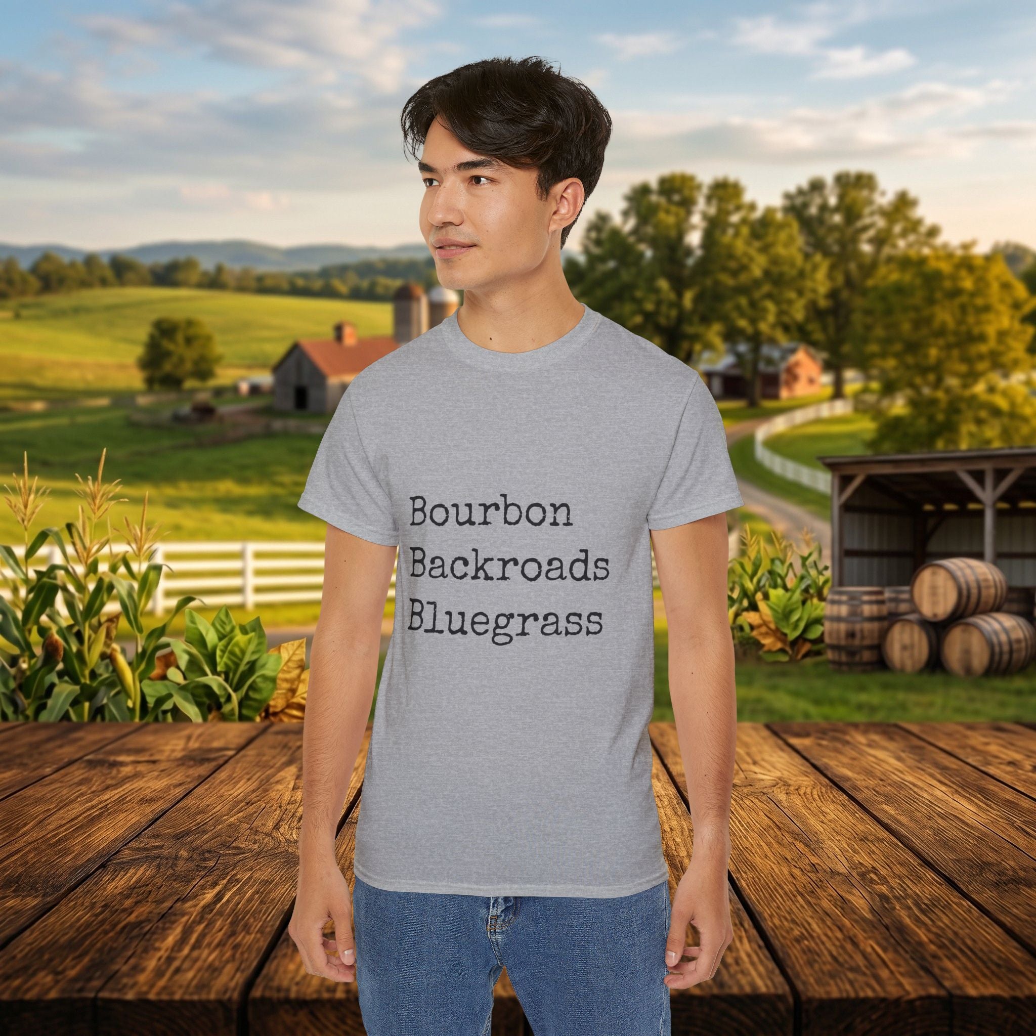 Bourbon Backroads Bluegrass Kentucky T-Shirt | Southern Comfort Graphic Tee