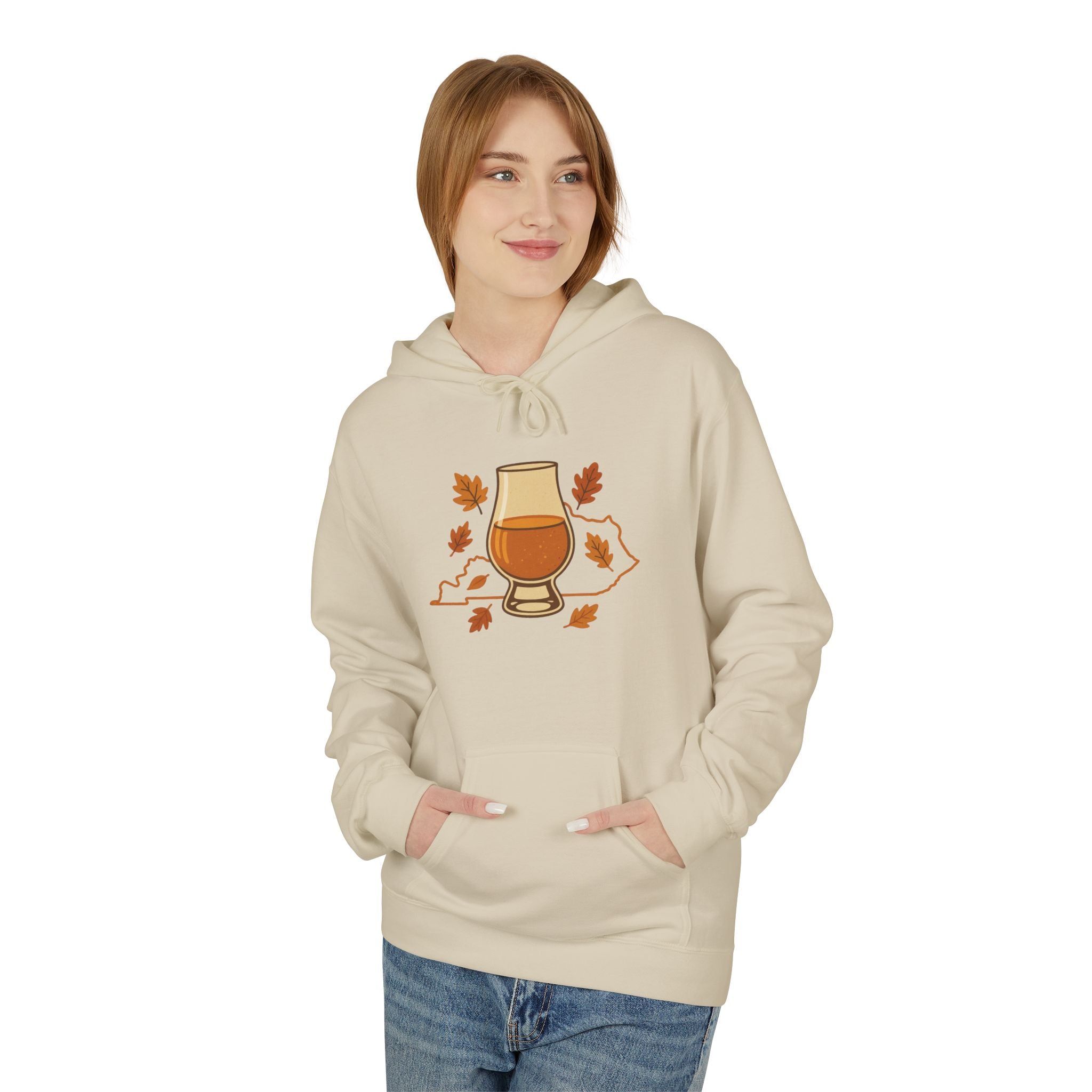 Kentucky Bourbon & Autumn Leaves Sweatshirt