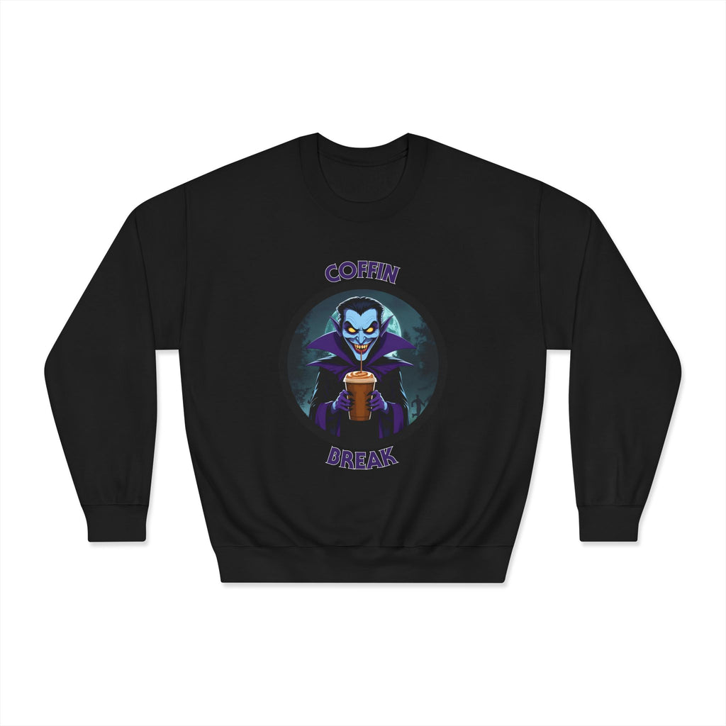 Coffin Break Halloween Sweatshirt (Unisex)