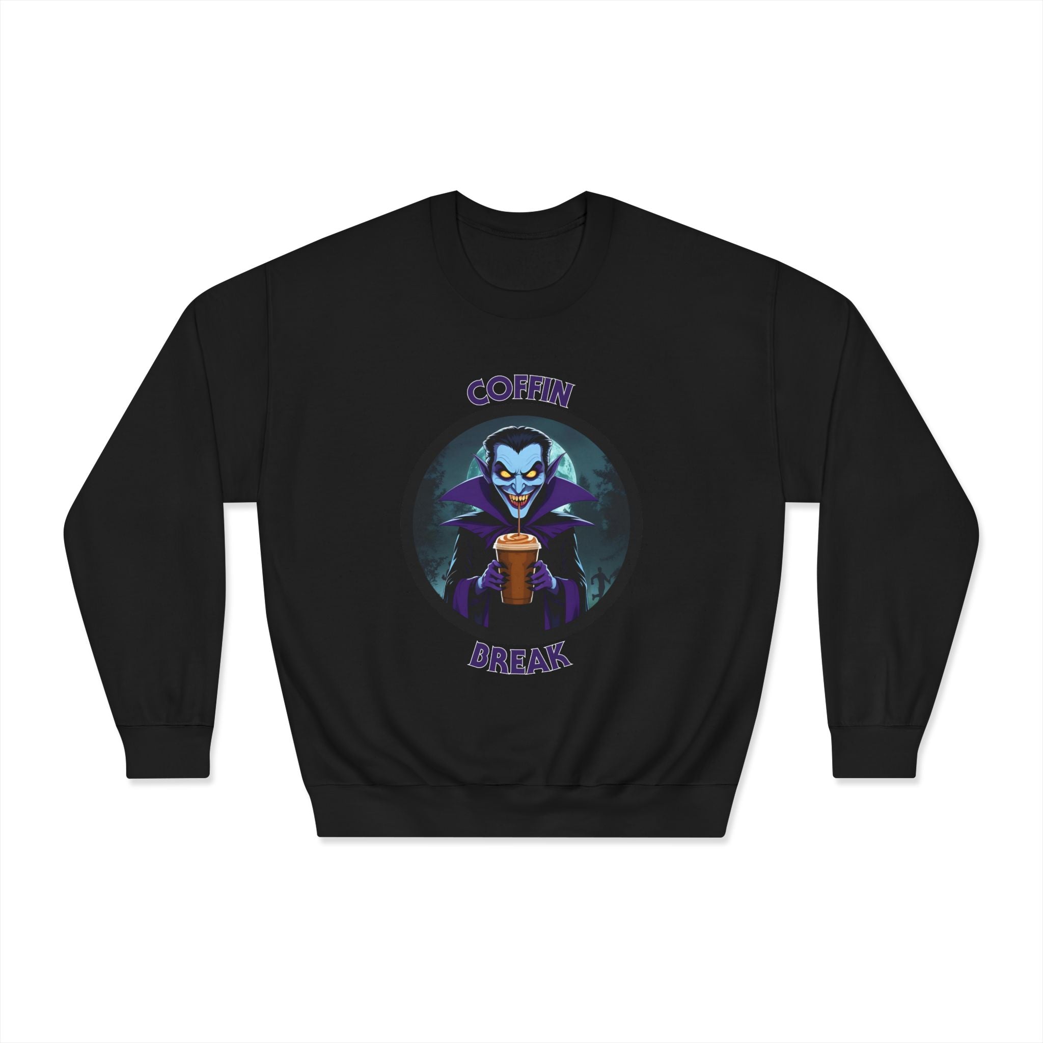 Coffin Break Halloween Sweatshirt (Unisex)
