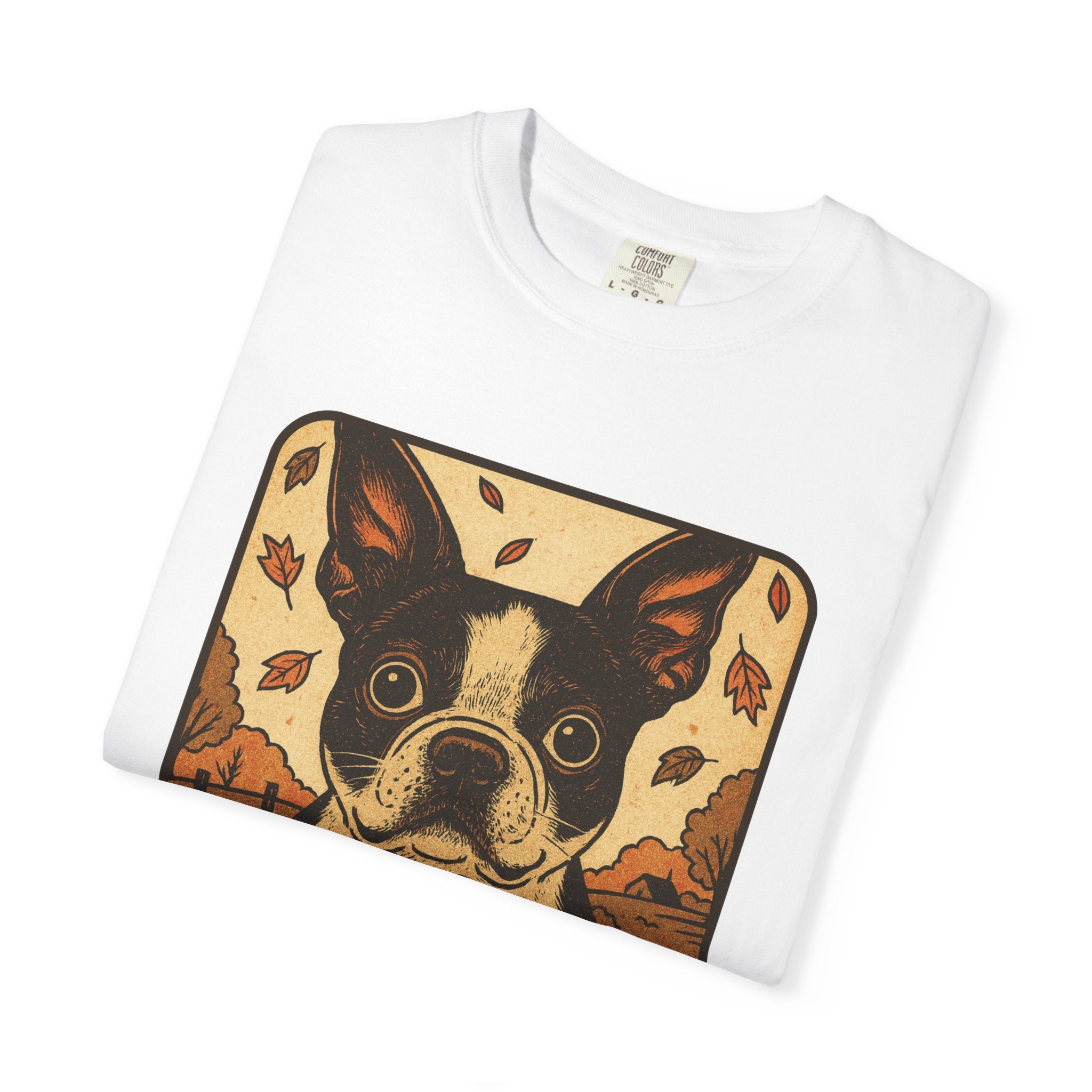 Boston Terrier Pumpkin Pals – Vintage Halloween Tee