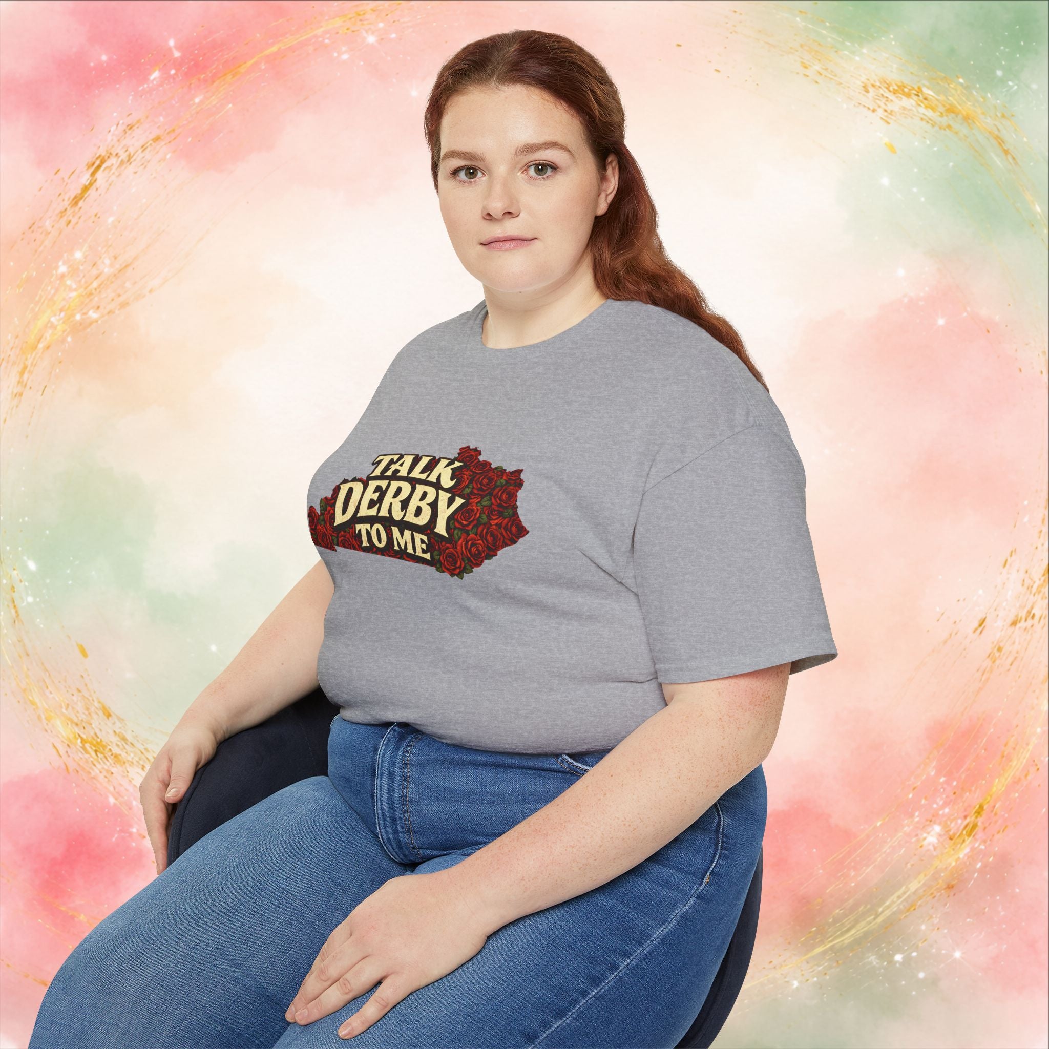 Talk Derby To Me T-Shirt | Kentucky Derby Roses Graphic Tee