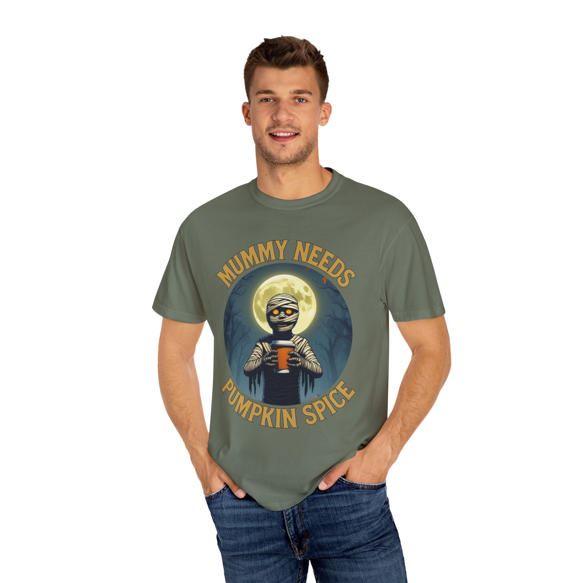 Mummy Needs Pumpkin Spice Halloween T-Shirt