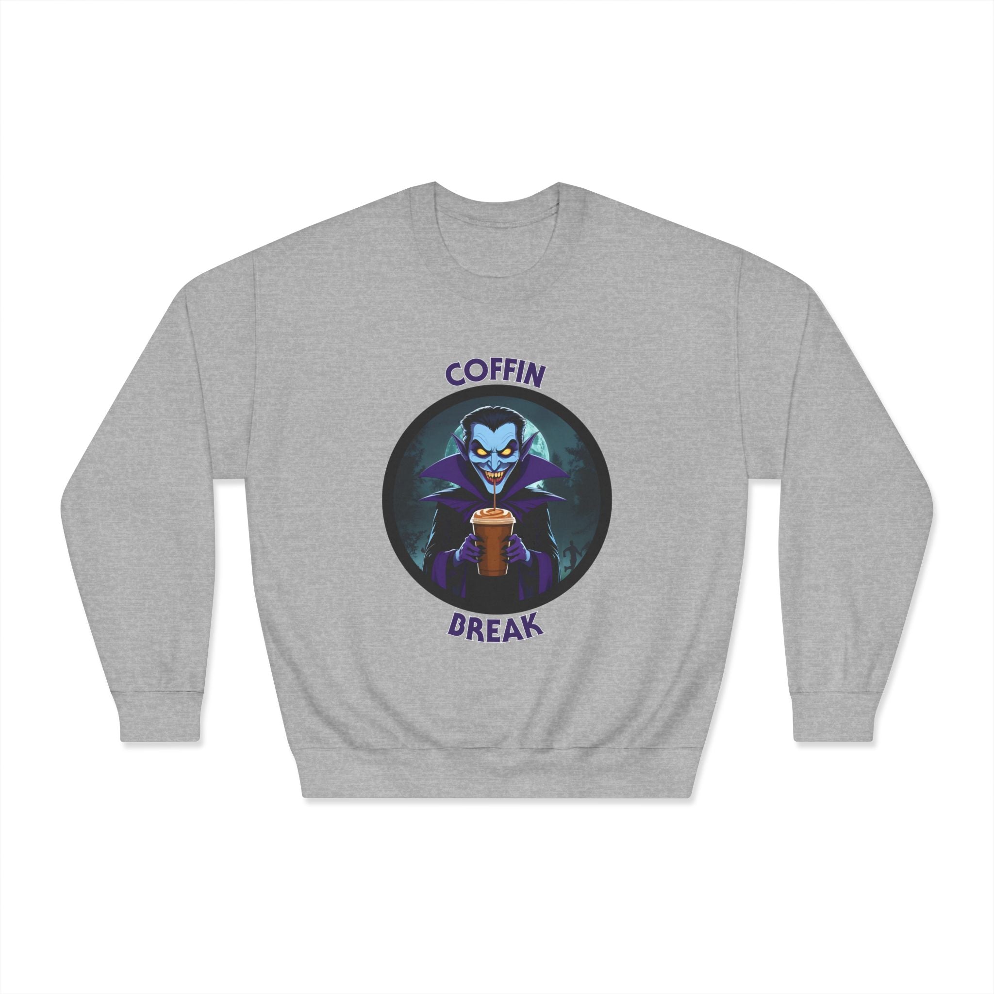 Coffin Break Halloween Sweatshirt (Unisex)