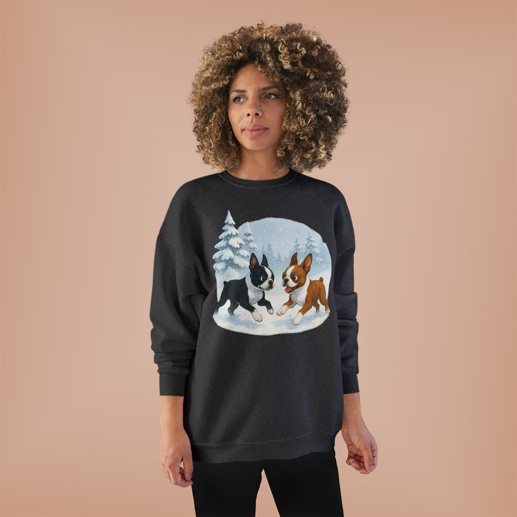 Boston Terriers Winter Wonderland Sweatshirt